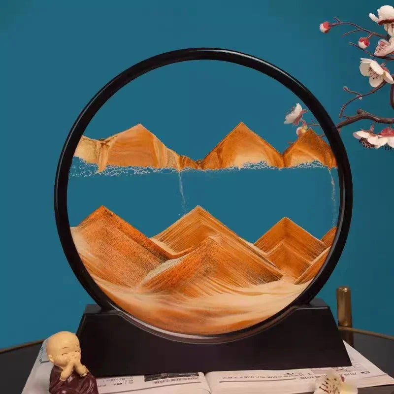 3D moving sand art picture